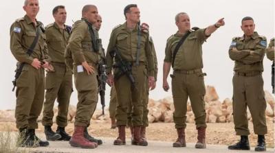 Photo Caption: Chief of Staff Herzi Halevi on the Egyptian border. (ID Spokesperson)