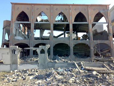 Photo Caption: Cairo reportedly pushing to secure 'long-term truce' between Gaza and Israel - and is even bringing in Iran in the preliminary talks. (Photos taken from UNRWA refugee shelters